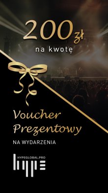 Grafika przedstawiająca Voucher Prezentowy na kwotę 200 zł