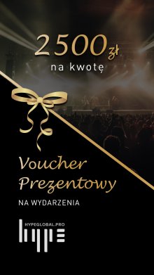 Grafika przedstawiająca Voucher Prezentowy na kwotę 2500 zł
